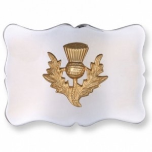 Nickle Plated Buckle Golden Thistle Nickle Plated Buckle Golden Thistle